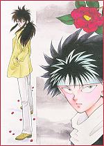 Kurama and Hiei from Real Books 1